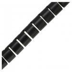 InLine Spirale protezione cavi, diametro 25mm, flessibile, nera, 10m  