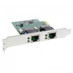 InLine 2 x Gigabit LAN RJ45 Desktop Adapter PCI Express  