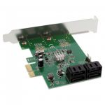 InLine Scheda controller SATA 6Gb/s, 4x SATA, x1 PCI-Express 2.0  