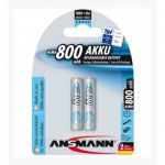 Ansmann maxE Batteria ricaricabile NiMH, formato mini stilo (AAA), Confezione da 2 pezzi  