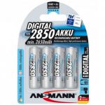 Ansmann Digital Batteria ricaricabile formato Stilo (AA) Per macchine fotografiche e flash. 4pz.  