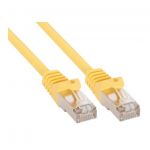 InLine Cavo Patch per rete dati Lan Cat.5e, 2x RJ45, schermatura FUTP, colore giallo, 10m  