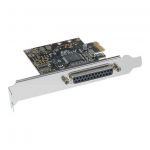 InLine Scheda parallela aggiuntiva, I0-Controller, PCIe ( PCI-Express ), 1x Sud-D 25pin femmina, Moschip MCS9904CV-AA  