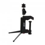 InLine Mini-Treppiedi con morsetto per fotocamere digitali, 19 cm, nero  