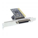 InLine Scheda parallela aggiuntiva, I0-Controller, 32-bit PCI Bus, 2x Sub-D 25pin femmina LPT  