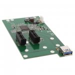 InLine Scheda espansione Bus da 1x PCIe a 2x PCIe (PCI-Express)  