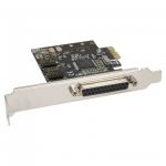 InLine Scheda seriale e parallela aggiuntiva, I/0-Controller, PCIe ( PCI-Express ), 2x Sud-D 9pin maschio, 1x Sud-D 25pin femmin  