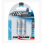 Ansmann maxE Batteria ricaricabile NiMH, formato Stilo (AA), Confezione da 2 pezzi  
