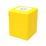 InLine Mini Speaker portatile 8W- Giallo- batteria ricaricabile, Bluetooth 3.0  