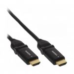 InLine Cavo HDMI High Speed with Ethernet, FullHD 1080p.Type-A maschio/ Type-A maschio orientabile  