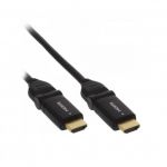 InLine Cavo HDMI High Speed with Ethernet, FullHD, Type-A maschio/ Type-A maschio orientabile  