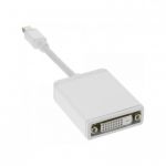 InLine Adattatore da Mini DisplayPort maschio a DVI-D 24+1 femmina, 1920x1200 / 1080p alluminio, bianco  