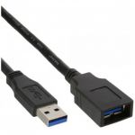 InLine Cavo USB 3.0 Prolunga, Type-A maschio/ Type-A femmina, nero, 1,5m  