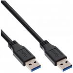 InLine Cavo USB 3.0 Type A maschio a Type A maschio, nero, 3m  