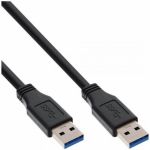 InLine Cavo USB 3.0 Type A maschio a Type A maschio, nero, 5m  