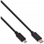 InLine Cavo USB 2.0, Type C maschio a Type Micro-B (5pin) maschio, nero, 1,5m  