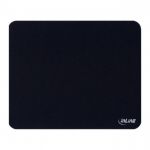 InLine Mouse Pad antimicrobico antibatterico ultrasottile, tappetino ideale per mouse laser e ottici, NERO  