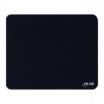 InLine Mouse Pad antimicrobico antibatterico ultrasottile, tappetino ideale per mouse laser e ottici, NERO  