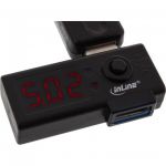 InLine Multimetro monitoraggio tensione e corrente alimentazione per Device con porta USB  