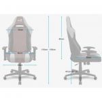 Aerocool Baron Nobility Series Aerosuede Premium Gaming Chair - Iron Black  